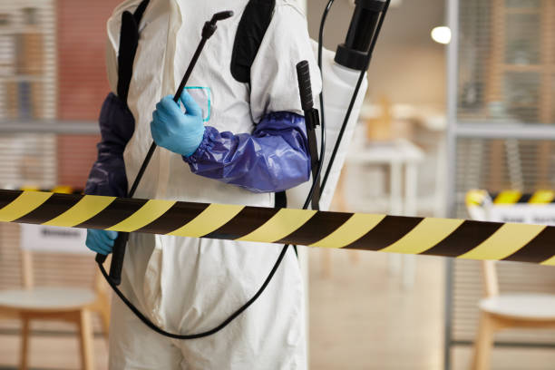 Professional Blood Cleanup technician working in Saratoga, WY